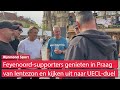 ?? | 'Feyenoord gaat WINNEN' | Supporters en oud-aanvoerder van FEYENOORD in centrum PRAAG