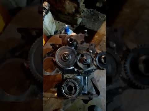 как выставляются метки шестерёнок д 245.