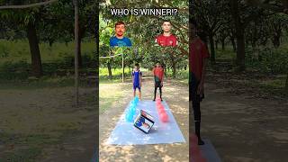 WHO IS WINNER!? | Ronaldo MrBeast CHALLENGE YouTuber or Footballer #shorts #ronaldo #mrbeast #video