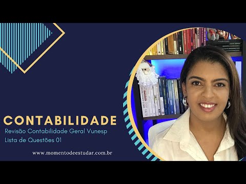 Revisão Contabilidade Geral VUNESP Lista de Questões #01