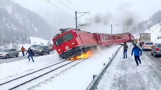 I Wouldn't Believe It Myself, But This Video Was Caught on Camera. Train Accidents Are 1 in 1,000...