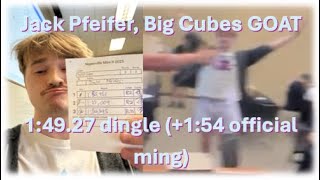 Last Solve of 1:54.45 Official 7x7 Mean (WR12)