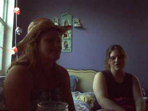 My mom and Katie singing Redneck Woman