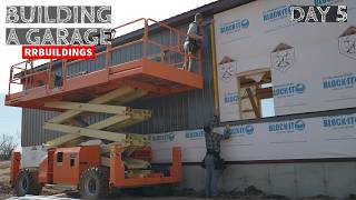 Day 5 Building a Garage Post Frame Style