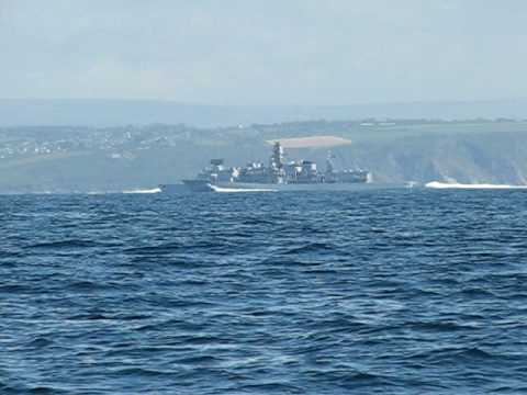 HMS Monmouth at speed