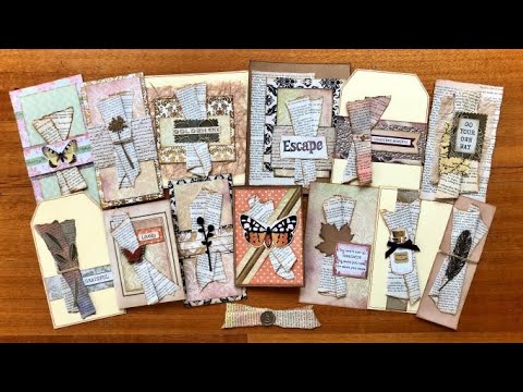 Really Simple Book Page Embellishments for Junk Journals
