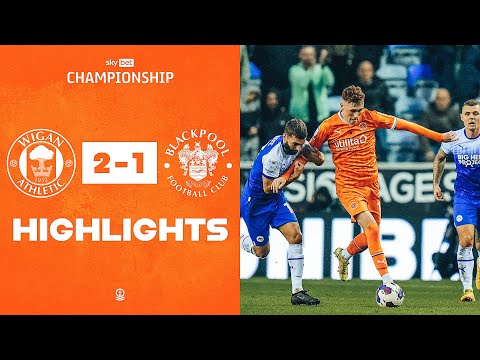 Highlights | Wigan Athletic v Blackpool