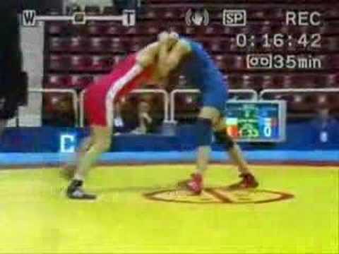 2007 European Championships FW 55Kg 1/2 Final 2