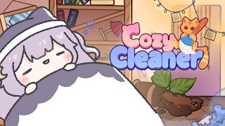 drift off while i tidy up rooms with a cute cat