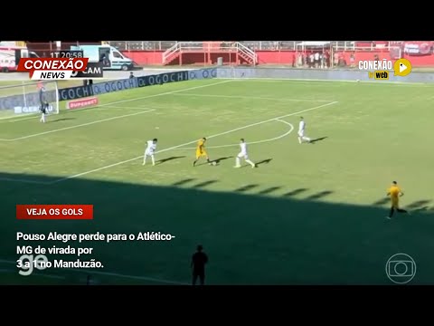Vídeo: Pouso Alegre perde para o Atlético-MG de virada por 3 a 1 no Manduzão.