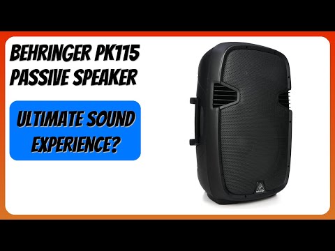 Behringer PK115 2-Way 15" Passive Loudspeaker 2020 - Present - Black image 3