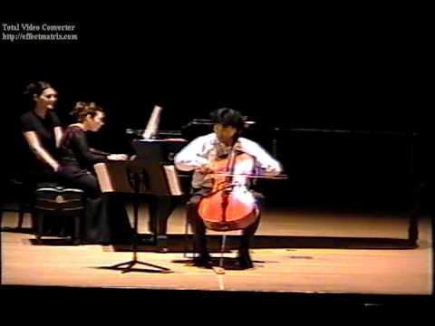 Luo Di Plays prokofiev cello sonata 1st part