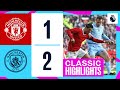 Highlights! Man United 1-2 Man City | BENJANI'S DEBUT DERBY DAY WIN IN 2008!