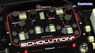Video thumbnail for Pigtronix Echolution 2 Deluxe Delay Pedal Demo - Sweetwater at Winter NAMM 2014 by Sweetwater