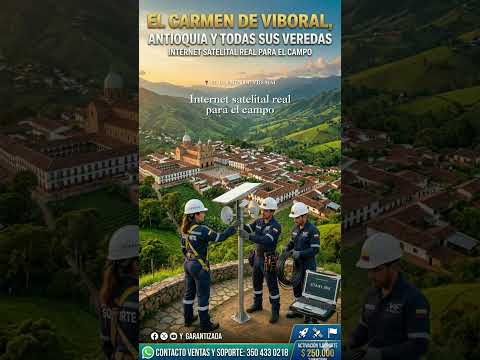 ​¡El Carmen de Viboral se conecta al mundo! 🚀 Starlink en todas las veredas 🏺💻 #ElCarmen #Starlink