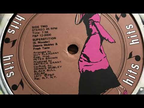 Dennis Mobley & Fresh taste 12" - Superstition / I'd Do Anything For Your Love - P&P 1977