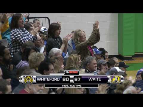 Waite vs. Whiteford Holiday Tournament High Scgool Boys Basketball 12-29-2016