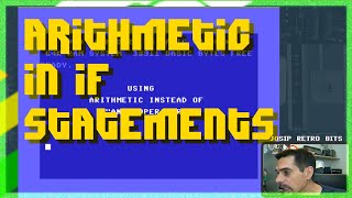 Using Arithmetic Instead of Logical Operators in Commodore Basic