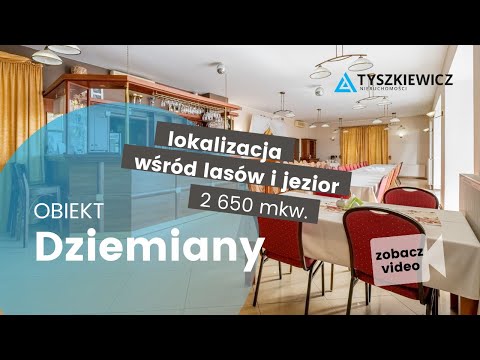 Hotel/Pensjonat na sprzedaż - Dziemiany (Tyszkiewicz Nieruchomości)
