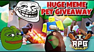 Roblox Rpg World Giveaway Live Thủ Thuật May Tinh Chia Sẽ Kinh - roblox rpg world memes