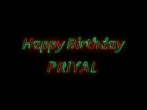 Happy Birthday Priyal