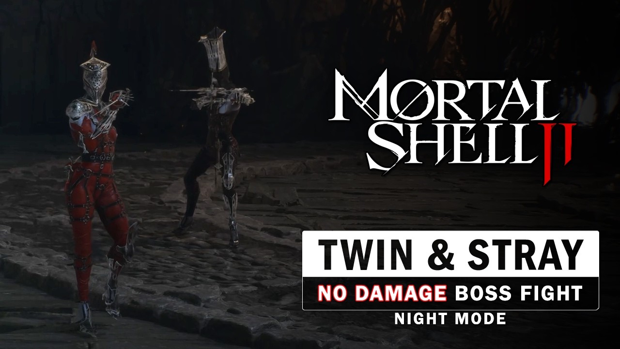 Mortal Shell 2 - Twin Sesters & Stray Sesters Boss Fight (No Damage / Night Mode)
