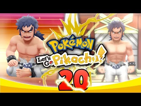 BRUNO SUPERQUATTRO,  ESPERTO DEI POKEMON LOTTA - Ep_20 - Pokémon let's go Pikachu