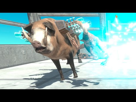 GIANT LIGHTNING WILD BOAR vs EVERY UNIT   Animal Revolt Battle Simulator