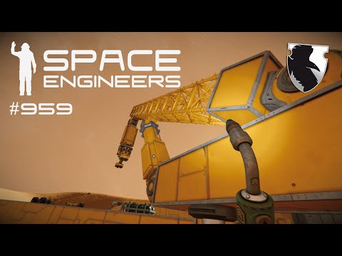 DECK CRANE & CARGO MOVER :: Space Engineers Survival :: Ep. 959