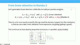 Stanford CS336 Language Modeling from Scratch | Spring 2026 | Lecture 4: Attention Alternatives