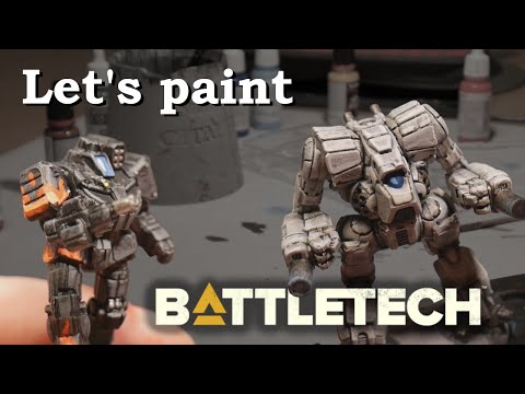 Lets Paint some Battletech Miniatures!