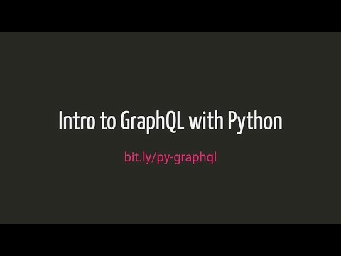 Intro to GraphQL with Python