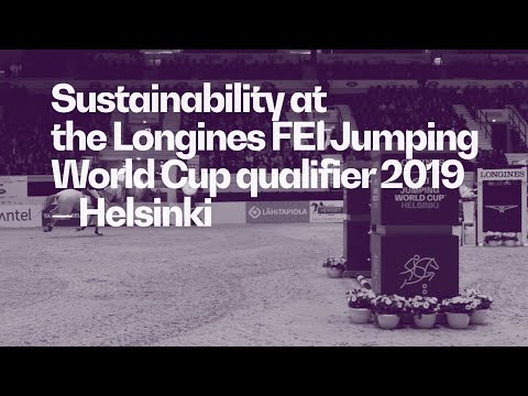 Sustainability at the Longines FEI Jumping World Cup™ in Helsinki