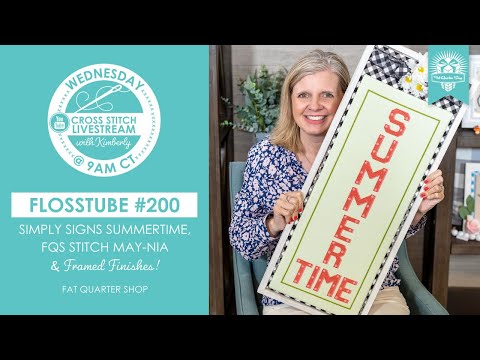 LIVE: Episode 200 Celebration, Simply Signs Summertime & May-nia Progress! - FlossTube #200