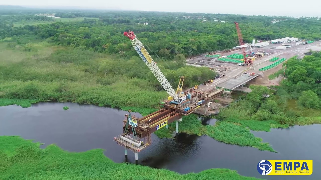 Construção Ponte sobre Rio Almada – Porto Sul (Ilhéus/BA)