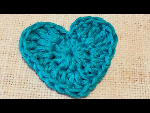 Crochet heart...applique...keychain...needle cushion...earrings