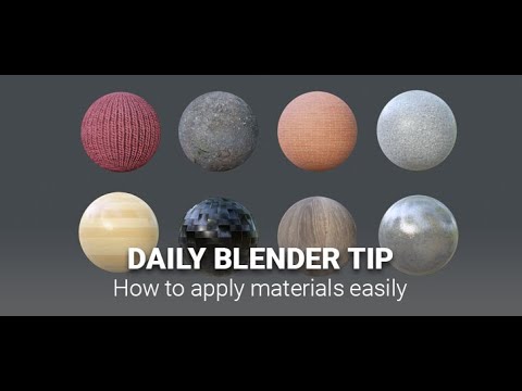 Daily Blender Secrets - Assigning materials easily
