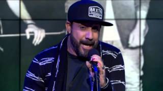 AJ McLean from Backstreet Boys performance on GDLA