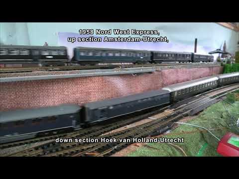 Zugbildung nach Vorbild: 1958 Nord West Express in HO scale, maßstab 1 zu 87