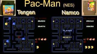 Response to RetroGamerVX's Pac-Man Challenge (Part 4) NES Tengen and Namco Versions
