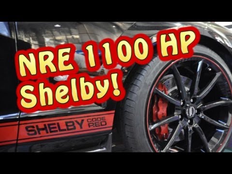 Shelby 1200 HP Code Red DOHC Ford Modular Engine.  Nelson Racing Engines.  Mustang.