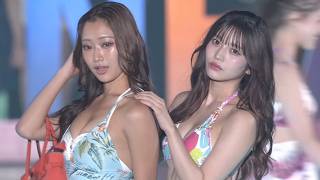 「日プ女子」恋リア出演で話題の秋山愛、水着姿でランウェイ降臨　黒嵜菜々子と美競演　『関西コレクション2026 A/W』