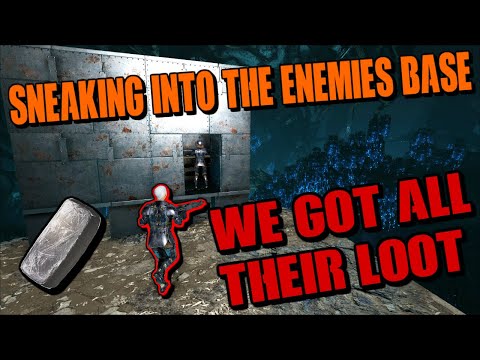 SNEAKING INTO THE ENEMIES BASE AND STEALING ALL THEIR LOOT - MTS Beginners S3 Ep 2 - Ark: Aberration