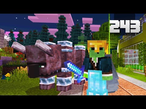 Let's Play Minecraft - Ep.243 : New Friend!/Home Gets Raided!