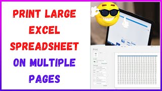 How to Print Large Excel Spreadsheet on Multiple Pages