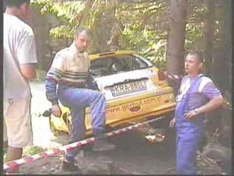 60th Rally Poland 2003 - Accident of Łukasz Witas and Michał Kuśnierz (Peugeot 206 XS)