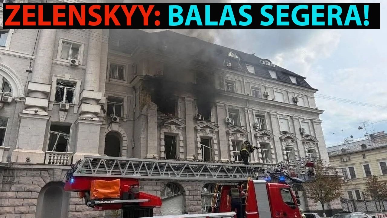 Setelah 4,5 Tahun, Rusia Akhirnya Hantam Markas Besar SBU