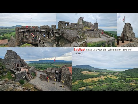 Szigliget Castle and Lake Balaton Panorama