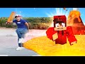 Alex in the Rising Lava Adventure - Minecraft Animation