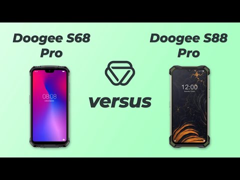 Doogee S68 Pro vs Doogee S88 Pro - Vergleich der wichtigsten Unterschiede auf deutsch